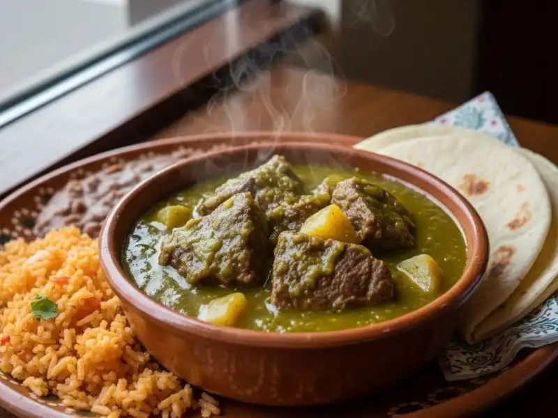 Rosas-Chile-Verde-Dinner-Plate
