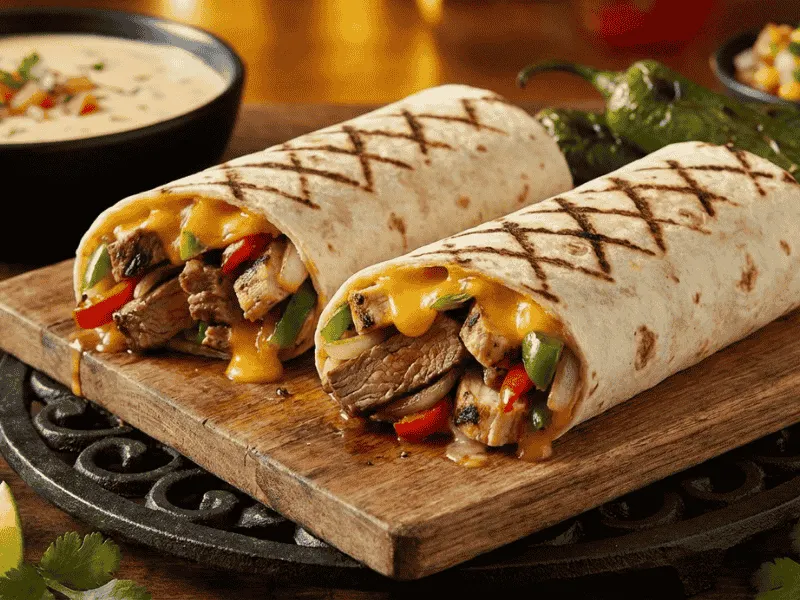 Fajita with Queso
